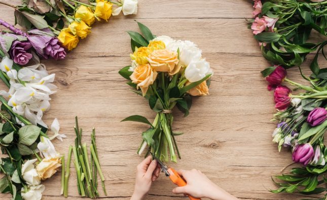 bloemen verzorgen